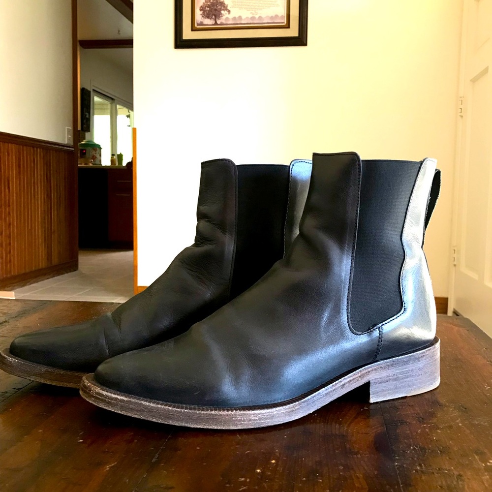 Shop Either/Or Everyday Chelsea Boot Black Size 10
